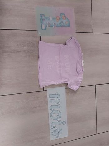 t-shirt 1 mois
