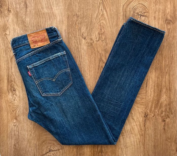 Jean/pantalon bleu Levi's 501 S pour homme, taille W 33 L 34 (42 taille française) - photo numéro 2