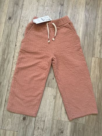 Pantalon marron terracotta Zara 3/4 ans fille