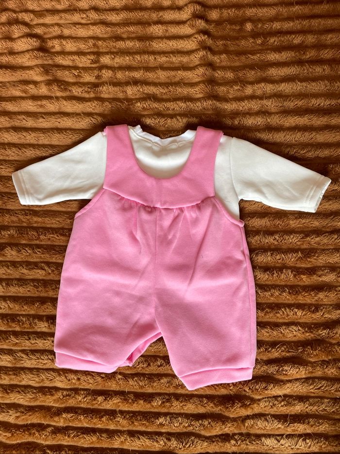 Combinaison + t-shirt manches longues bébé - photo numéro 2