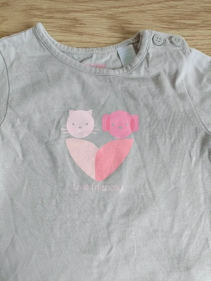 T-shirt - 6 mois - obaïbi - photo numéro 3