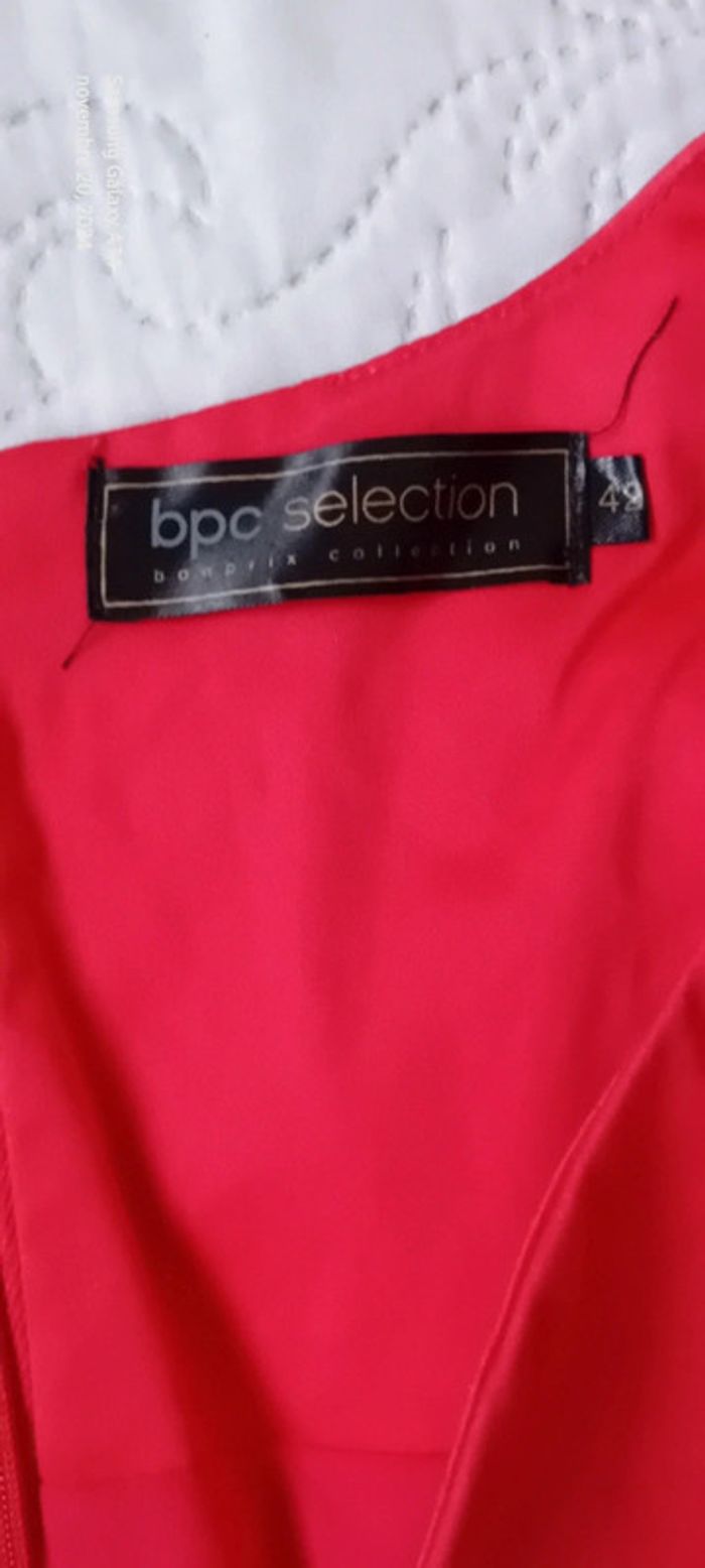 Robe chic rouge décolleté V femme 42 bon prix collection - photo numéro 13
