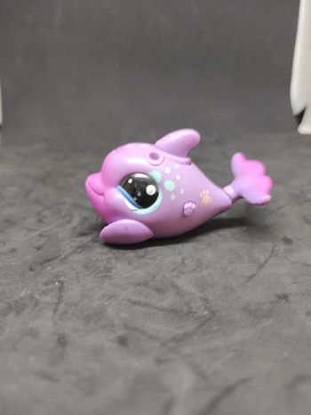 my Littlest Petshop Pet Shop Dolphin Dauphin 2537 Walkable #geektradelpsdauphin