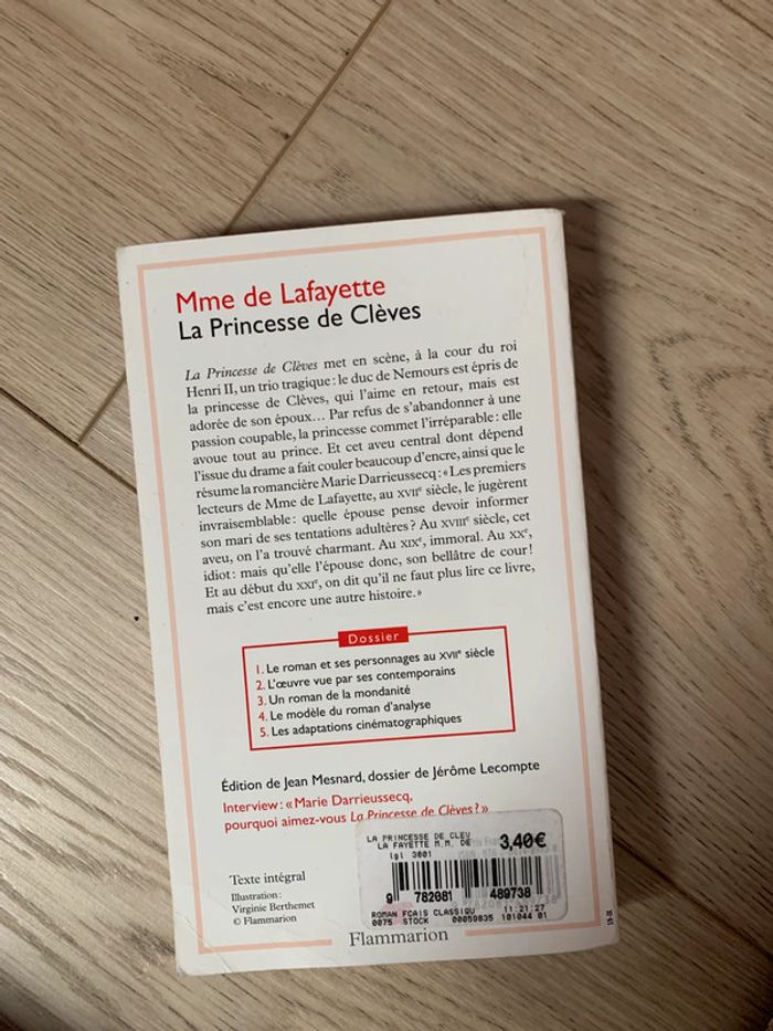 Livre La Princesse de Clèves • Mme de Lafayette - photo numéro 3