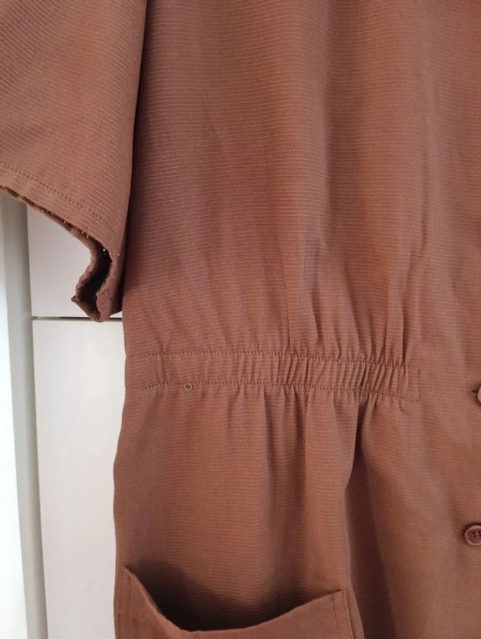 Veste marron handmade vintage - photo numéro 4