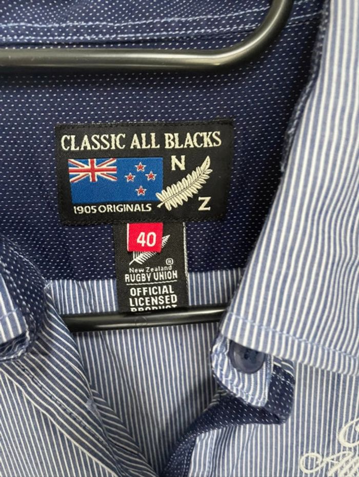 Chemise cintrée All Blacks Taille 40 - photo numéro 3