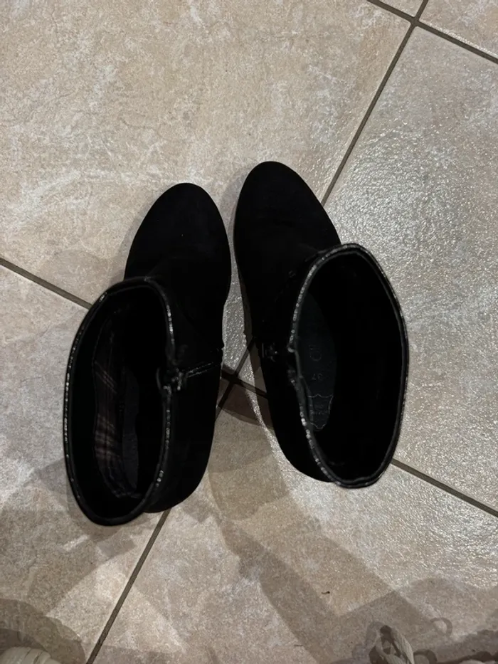 Bottines noires daim 37 - photo numéro 6