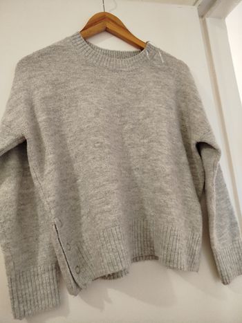 Pull femme gris Cache cache