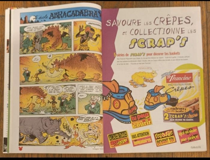 Ancien journal de mickey avec cadeau autocollants Dingo max N°2328 de 1997 vintage - photo numéro 7