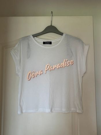 Top blanc • Cache Cache • Taille XS