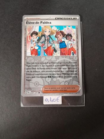 Carte Pokémon Elève de Paldéa Reverse 85/091