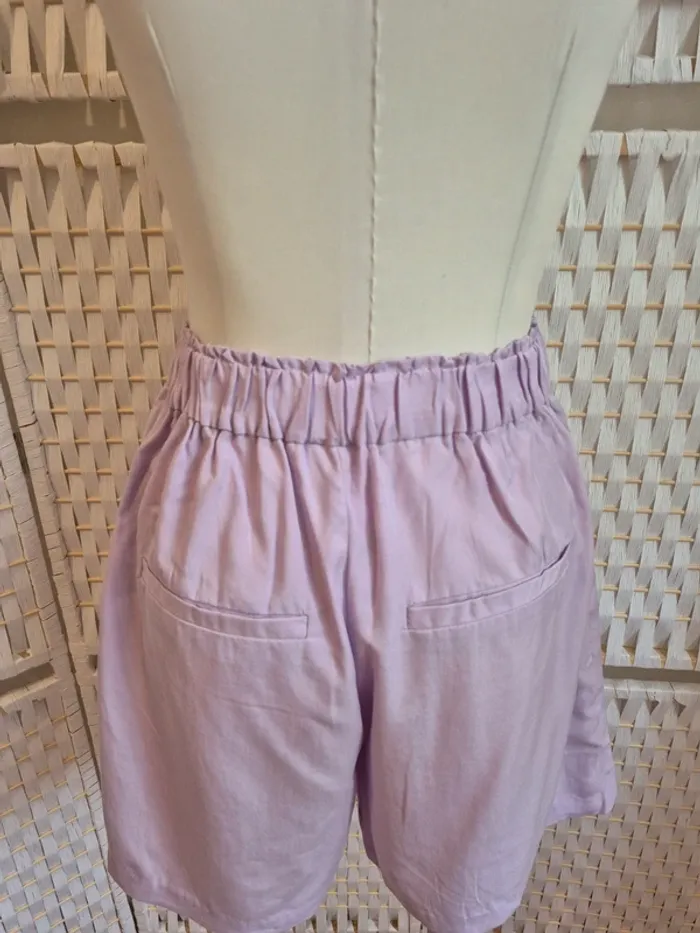 💕joli short taille haute fluide Mauve - tendance et féminin TS / 36 bizzbee 💕 - photo numéro 5