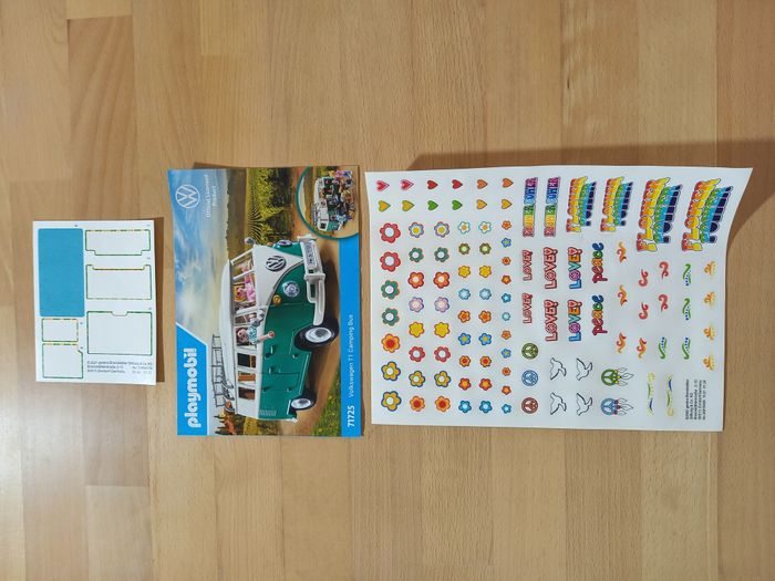 Notice Playmobil Wolkswagen camping car