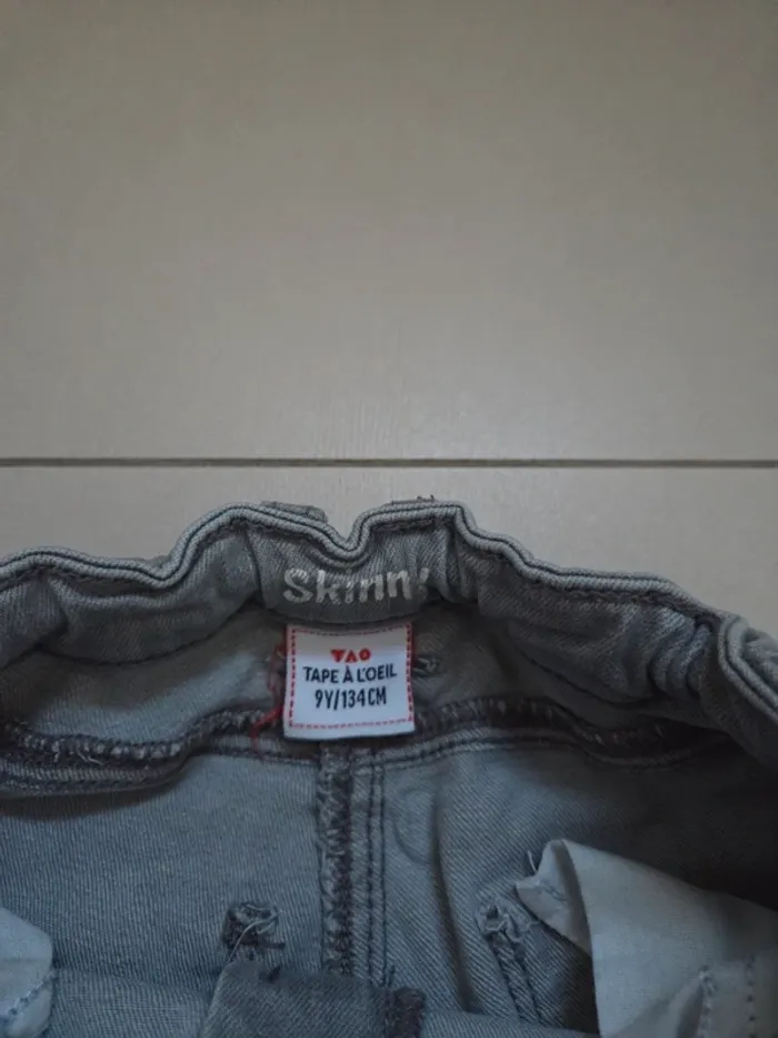 Jeans fille 9Y TAO - photo numéro 2