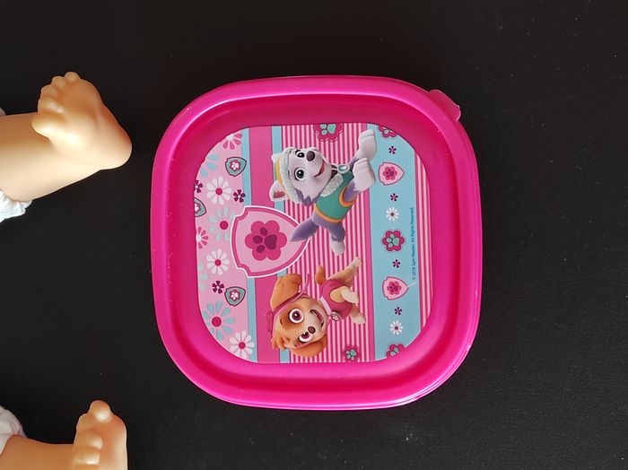 Boîte à goûter fille – Pat’ Patrouille – Rose - photo numéro 2