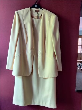 Robe et veste jaune T50 Bacale femme