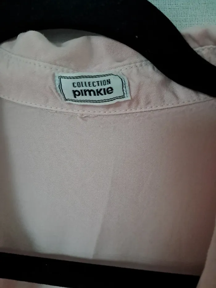 Chemise longue rose - photo numéro 5