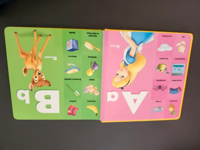 Livre mon abécédaire disney imagier alphabet bébé enfant - photo numéro 9