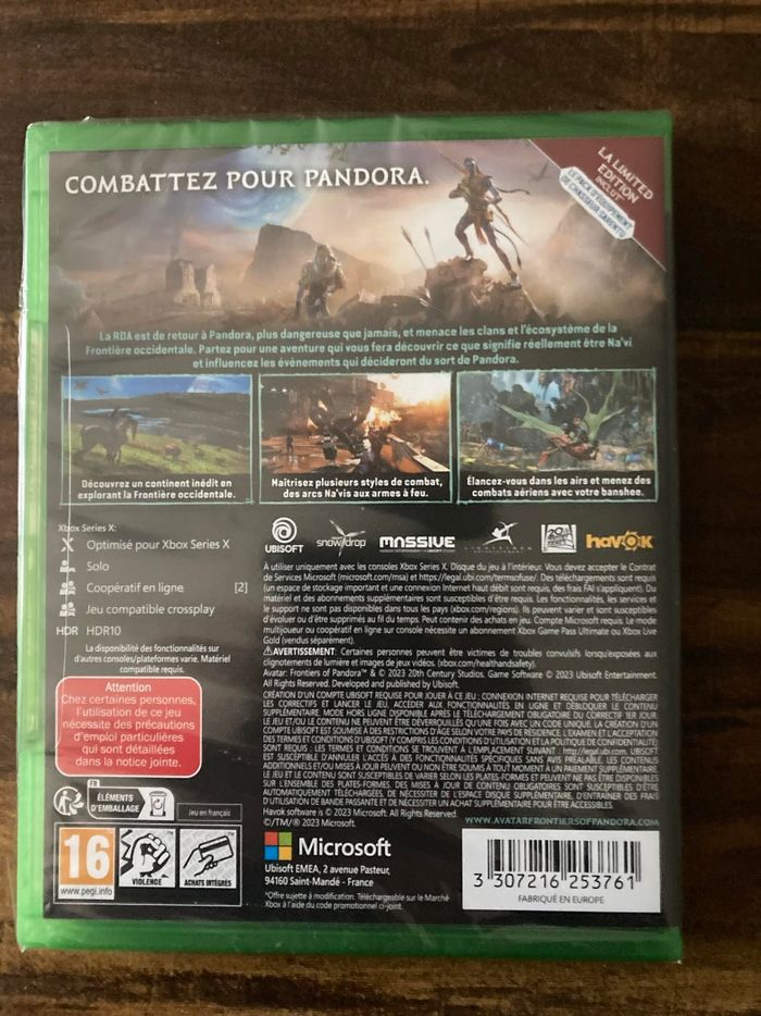 Neuf sous blister avatar édition limitée pour console xbox série X - photo numéro 2