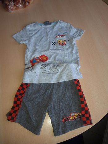 Pyjashort 4 ans Cars de disney