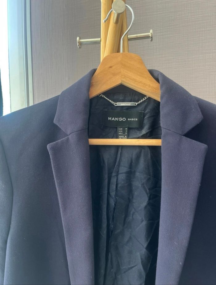 Blazer mango femme bleu marine - photo numéro 2
