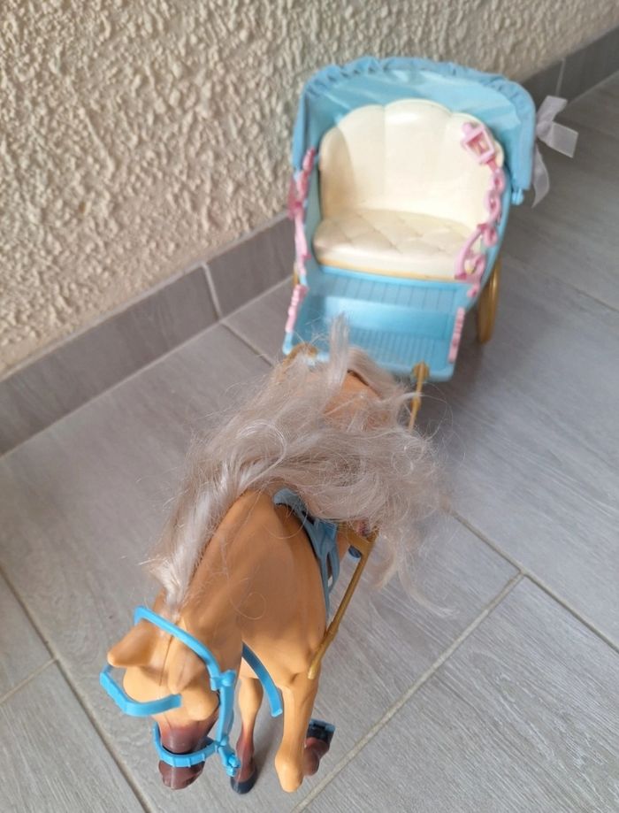 Carrosse et cheval Barbie vintage - photo numéro 4