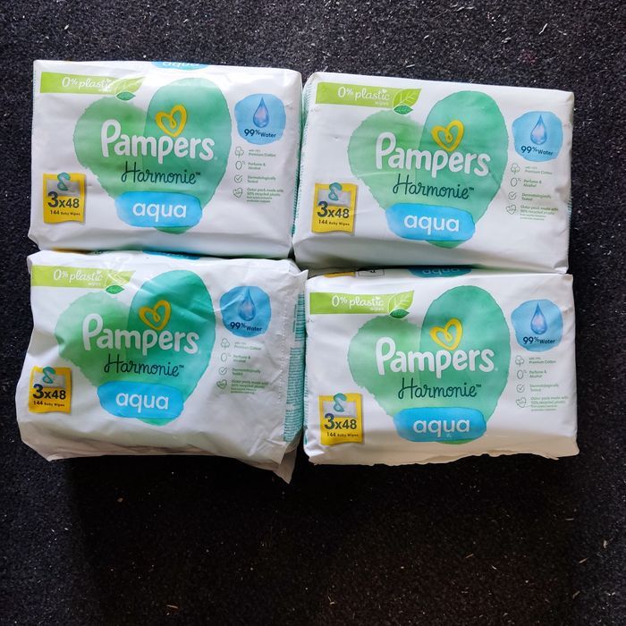 4*3=12  lingette Pampers harmonie