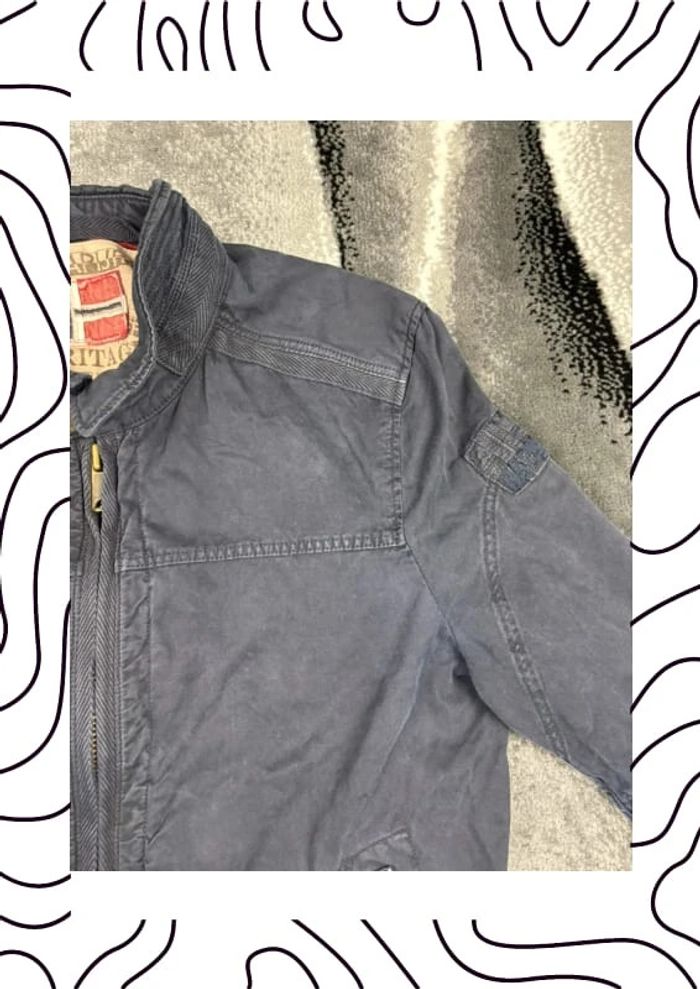 Veste bleu marine napapijri - taille M - photo numéro 3