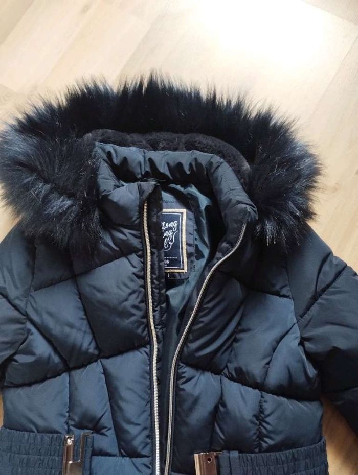 Veste D'Hiver Fille Bleu 140 Taille - photo numéro 3