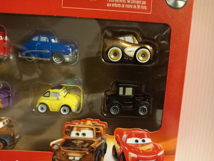 Cars mini pack 10 flash doré - photo numéro 2