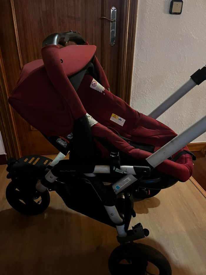 Porte-bébé avec deux selles supplémentaires imperméables - photo numéro 2