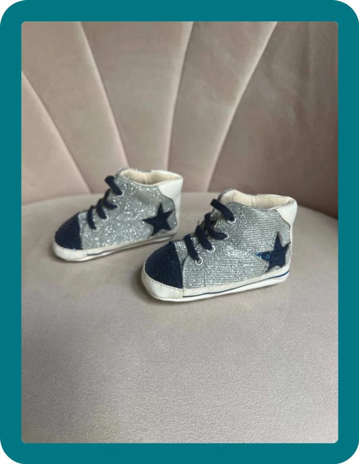 Chaussons paillettes étoiles taille 19 - I Do - photo numéro 2