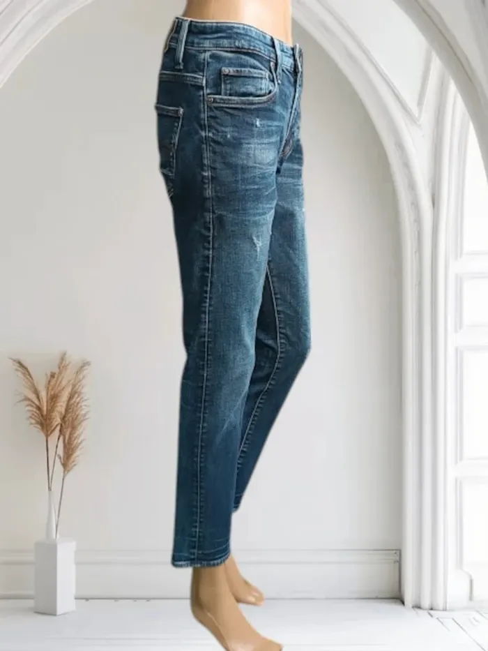 Jean G-STAR raw coupe boyfriend skinny ,taille mi-haute ,stretch - photo numéro 3