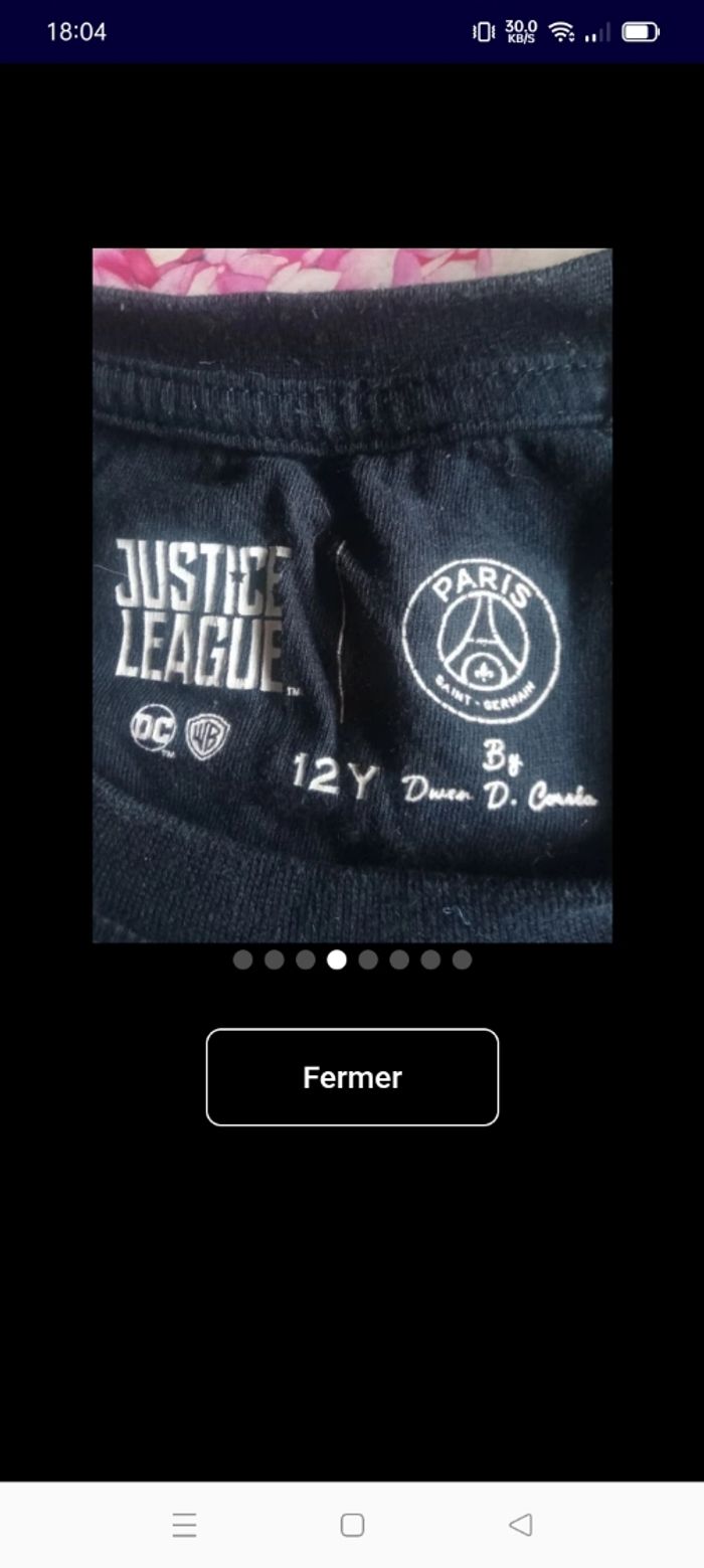 Tee shirt foot Paris Saint Germain garçon - photo numéro 4