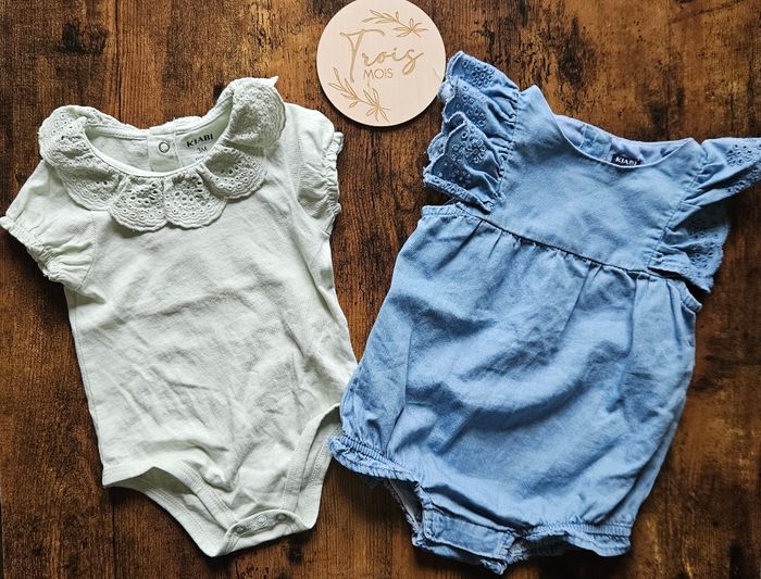 Lot bodies habillés bébé fille