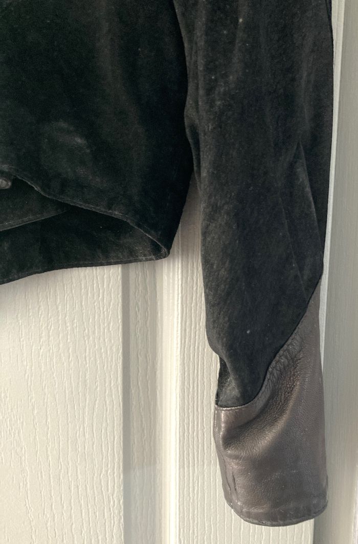 Veste en cuir et satin - Pellessimo - Vintage années 80 - photo numéro 9