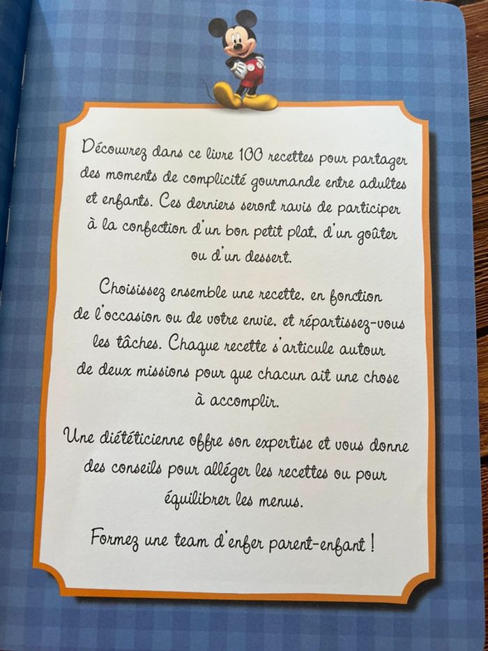 Cuisine à 4 mains - livre de recettes Disney - photo numéro 8