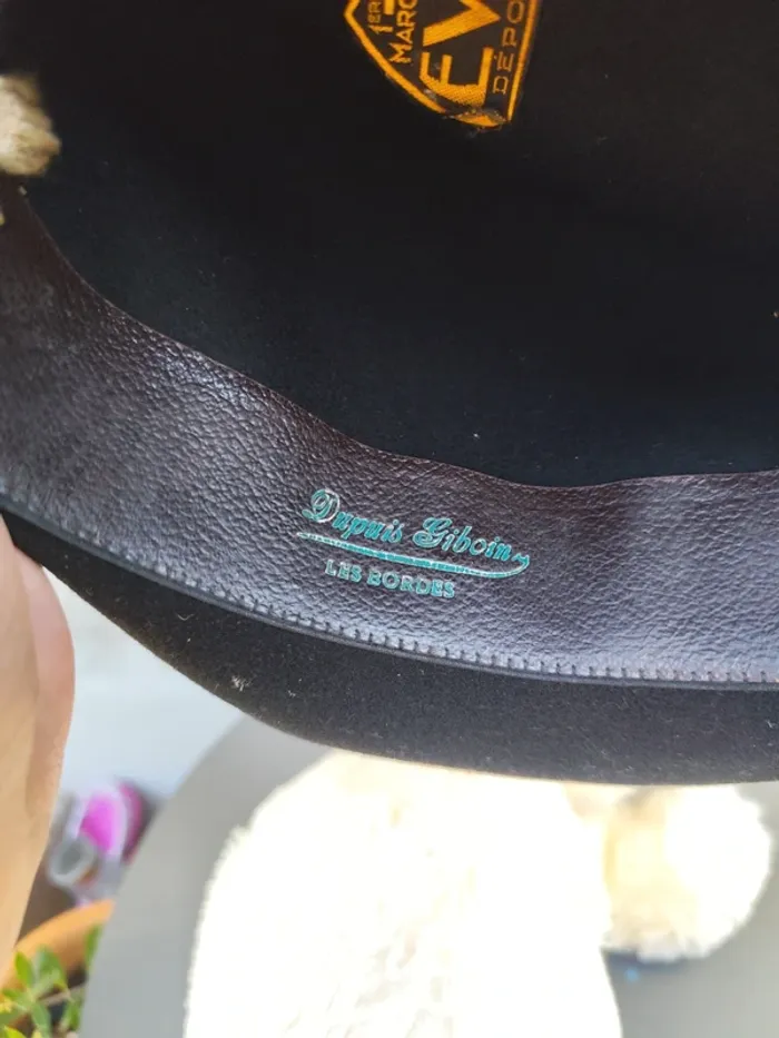 Chapeau ancien en feutre maison Giboin style fedora - photo numéro 6