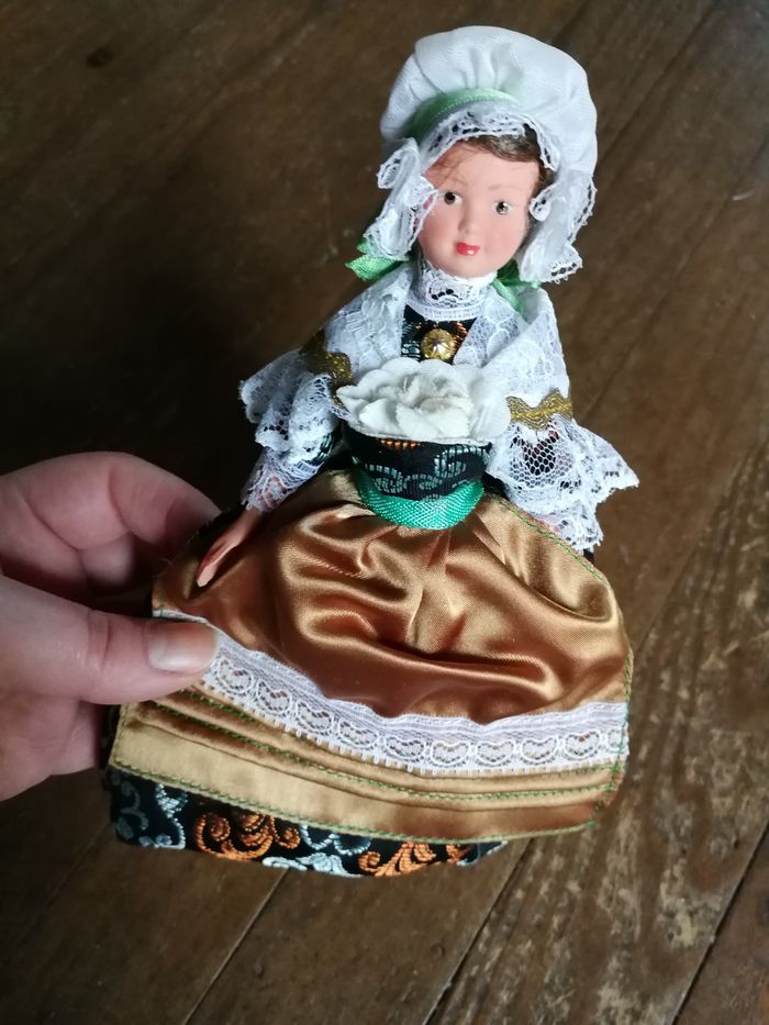 Poupée de collection bretonne folklorique neuve - photo numéro 7