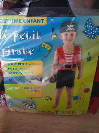Déguisement le petit pirate