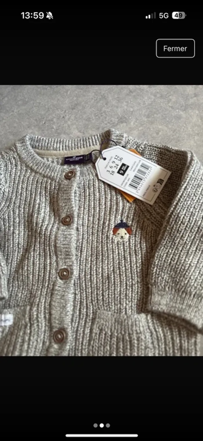 gilet neuf avec étiquette - photo numéro 2