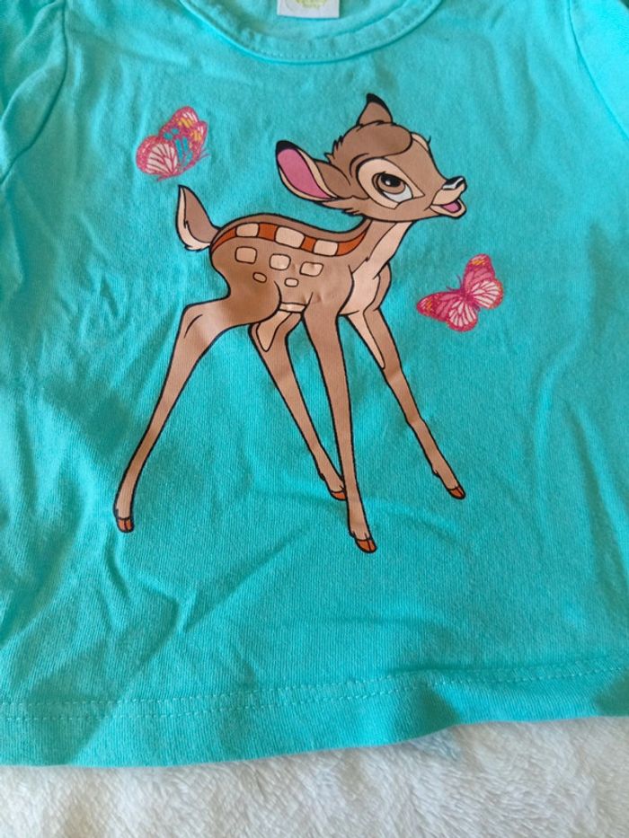 T-shirt bleu Bambi - photo numéro 3