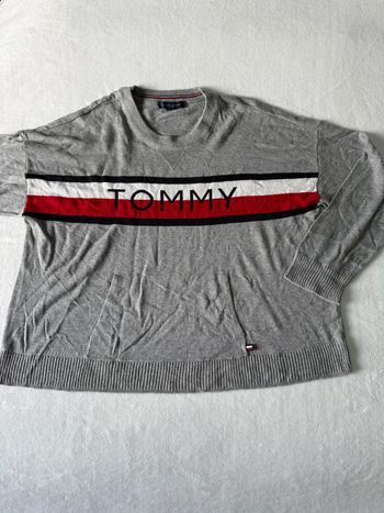 Sweat Pull gris Tommy Hilfiger homme taille XL en très bon état