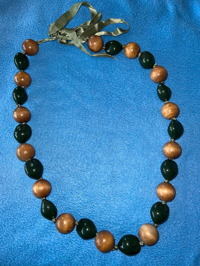 Collier sautoir perles