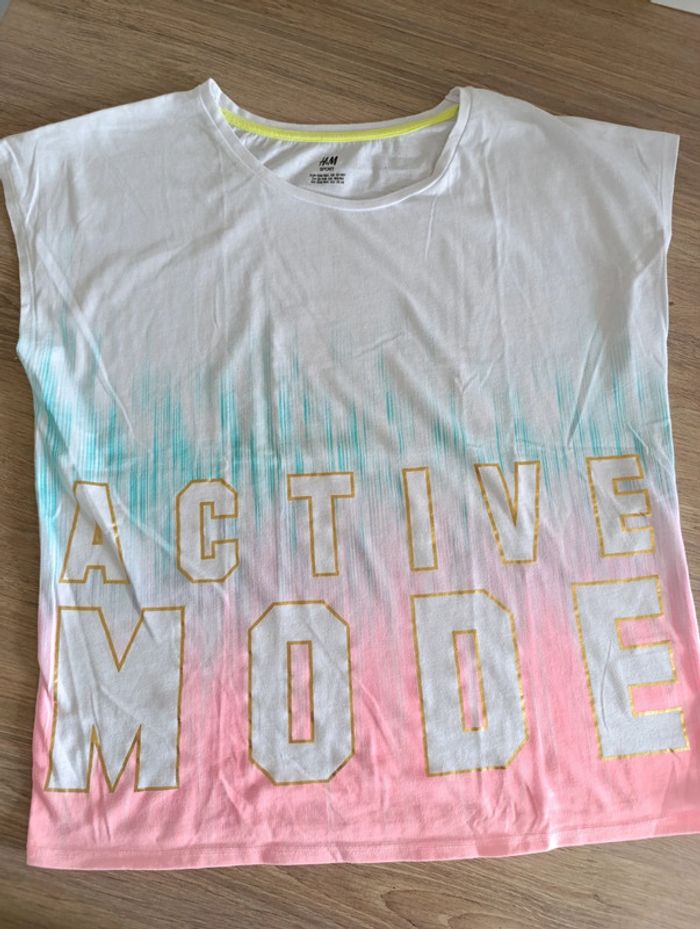 T-shirt sans manche H&M Sport 14 ans
