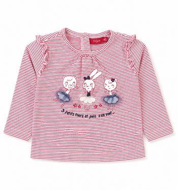 Haut manches longues bébé fille Tissaia 