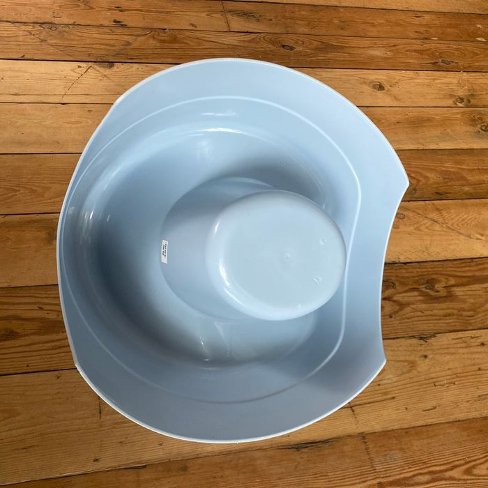 Pot de propreté bleu gris - photo numéro 5