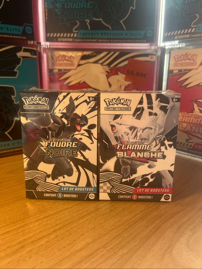 Bundle foudre noir flamme blanche scellé en français