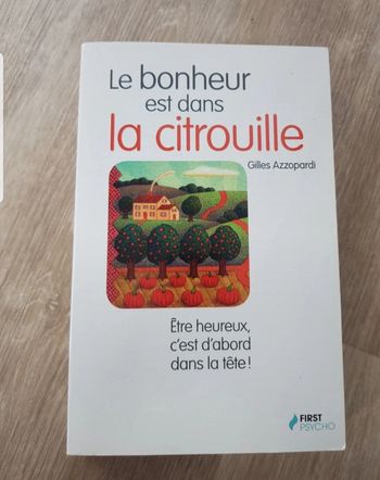 Livre le bonheur est dans la citrouille