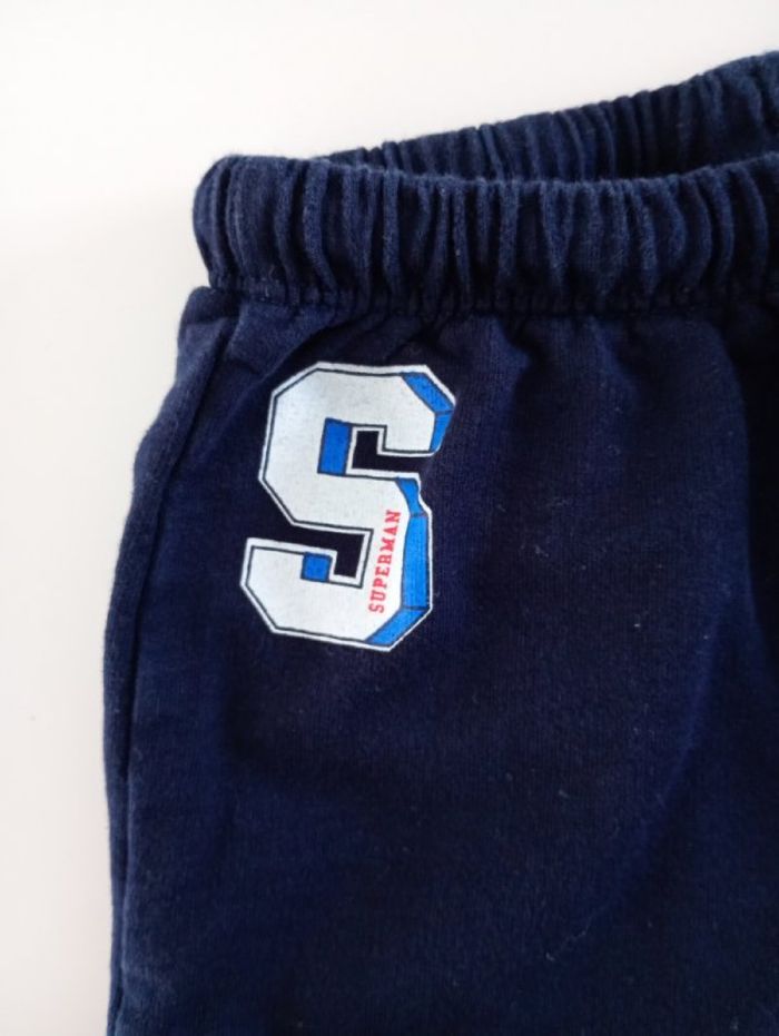 Short bleu marine superman 24 mois - photo numéro 2